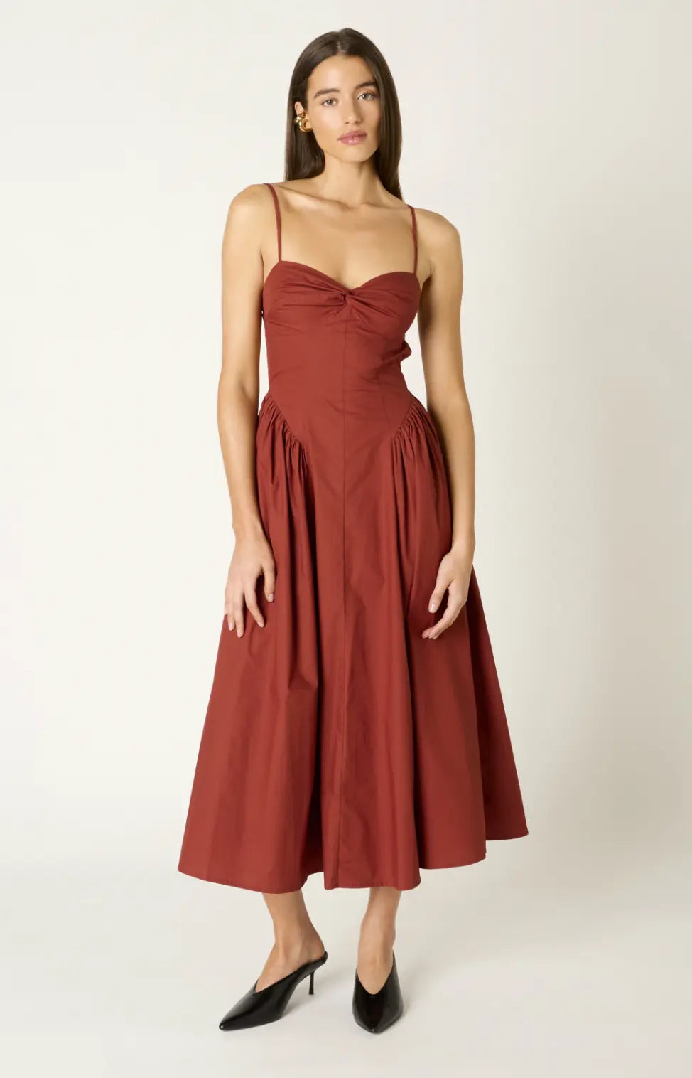 The Marlowe Poplin Midi Dress