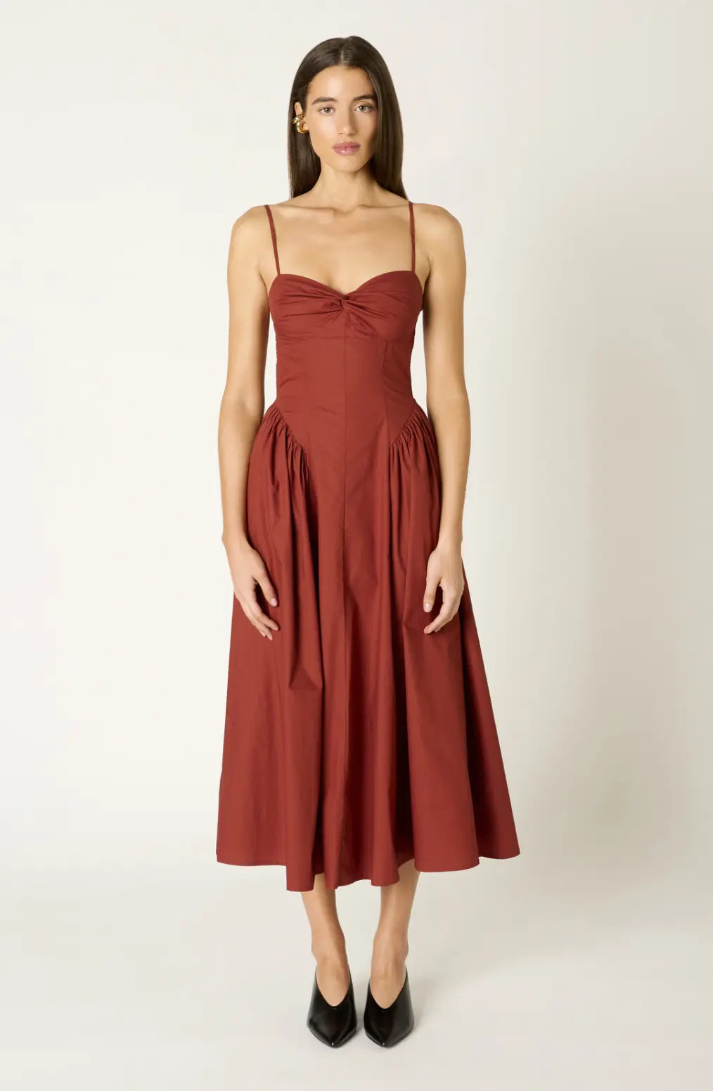 The Marlowe Poplin Midi Dress
