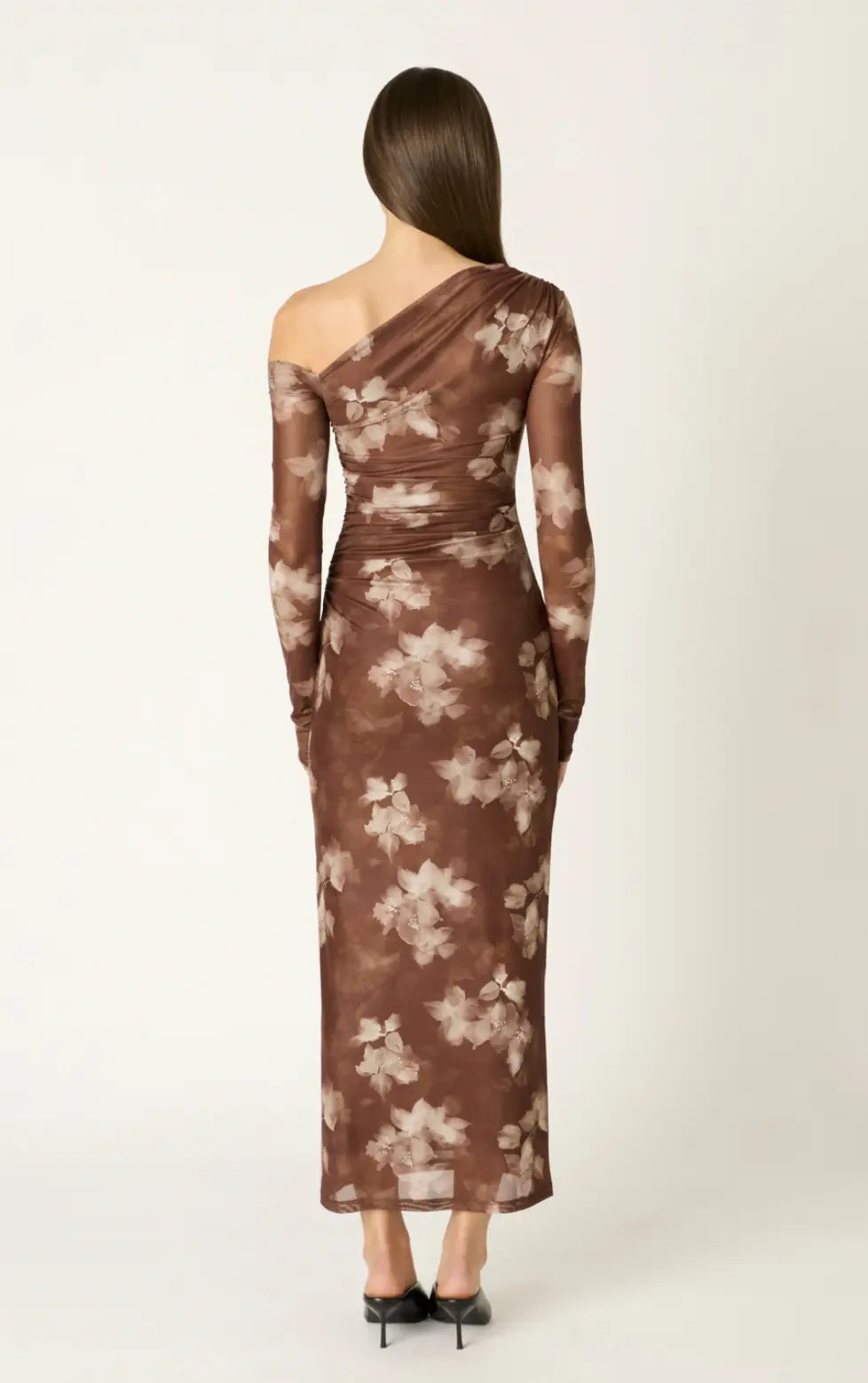 The Afterglow Floral Mesh Dress