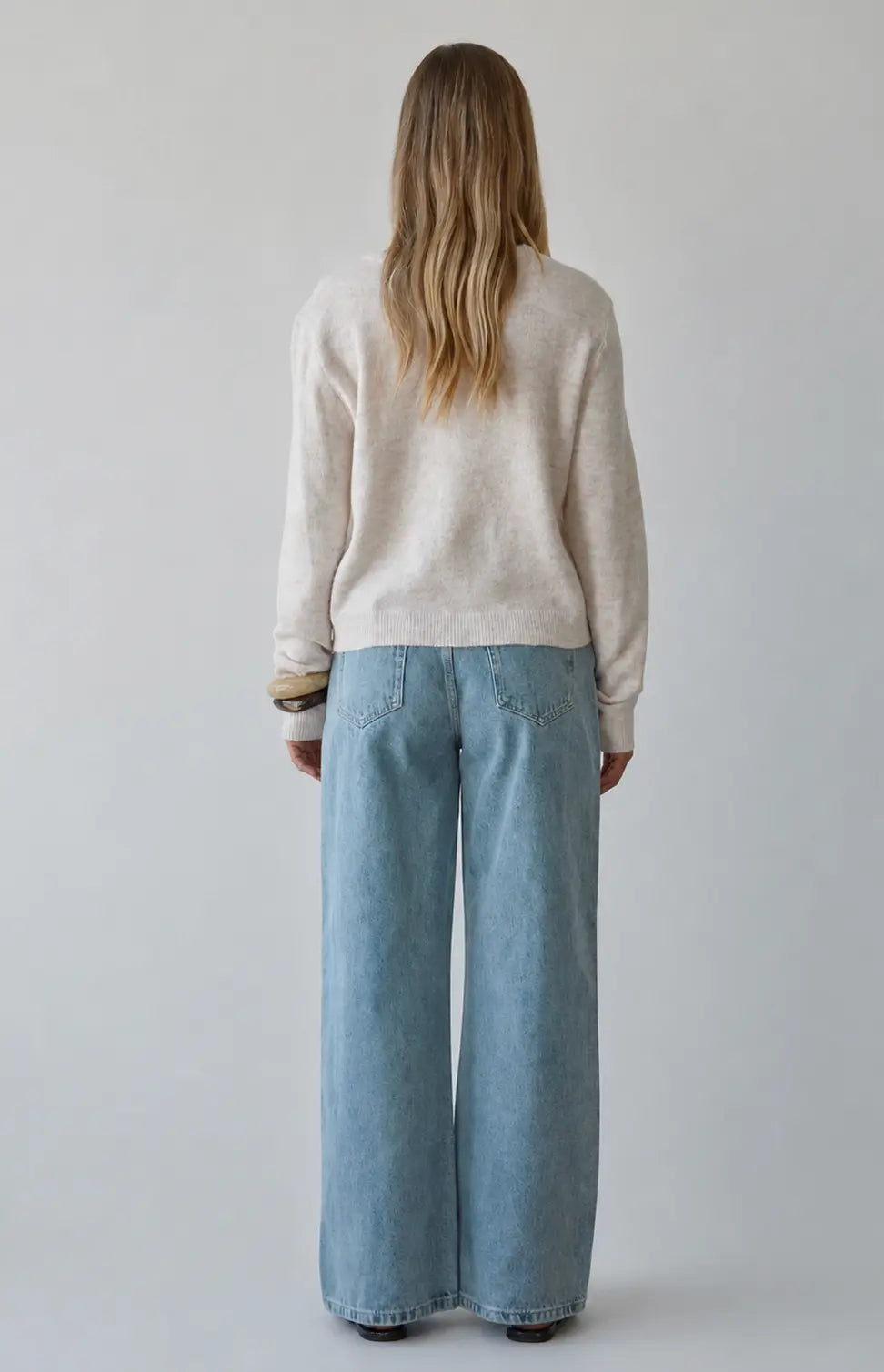 The Haven Beige Knit Sweater