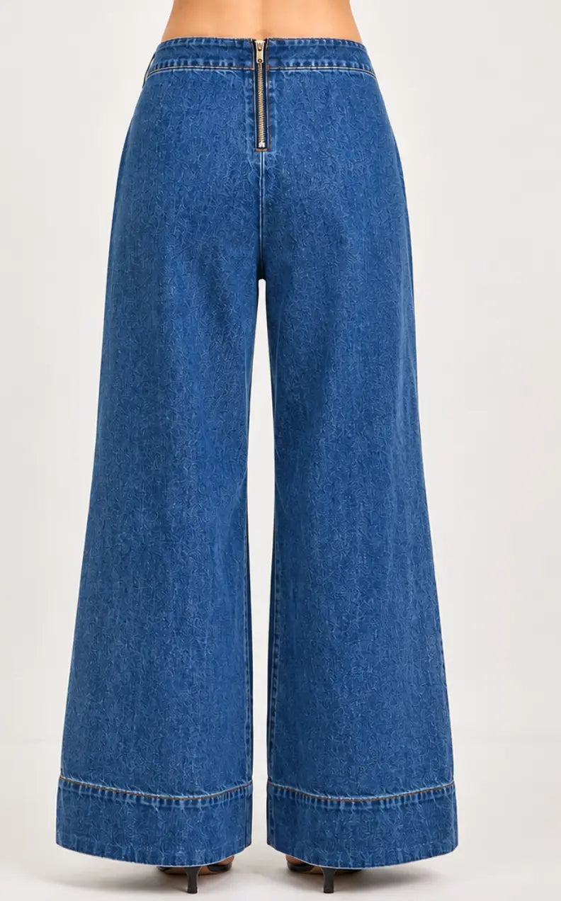 The Mercer Wide Leg Jeans