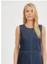 The Lennon Denim Shift Dress