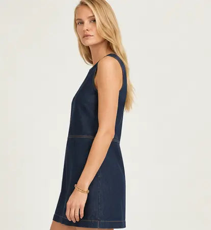 The Lennon Denim Shift Dress