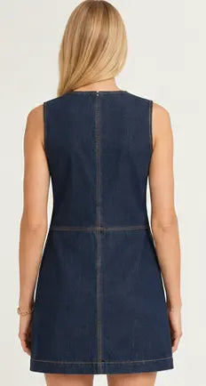 The Lennon Denim Shift Dress