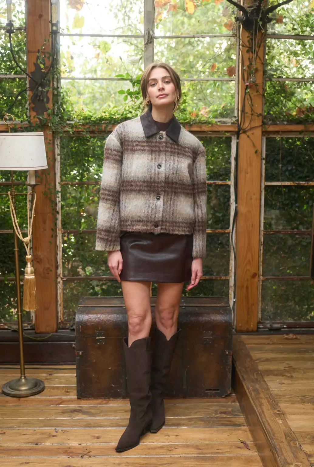 Tamsin Plaid Jacket