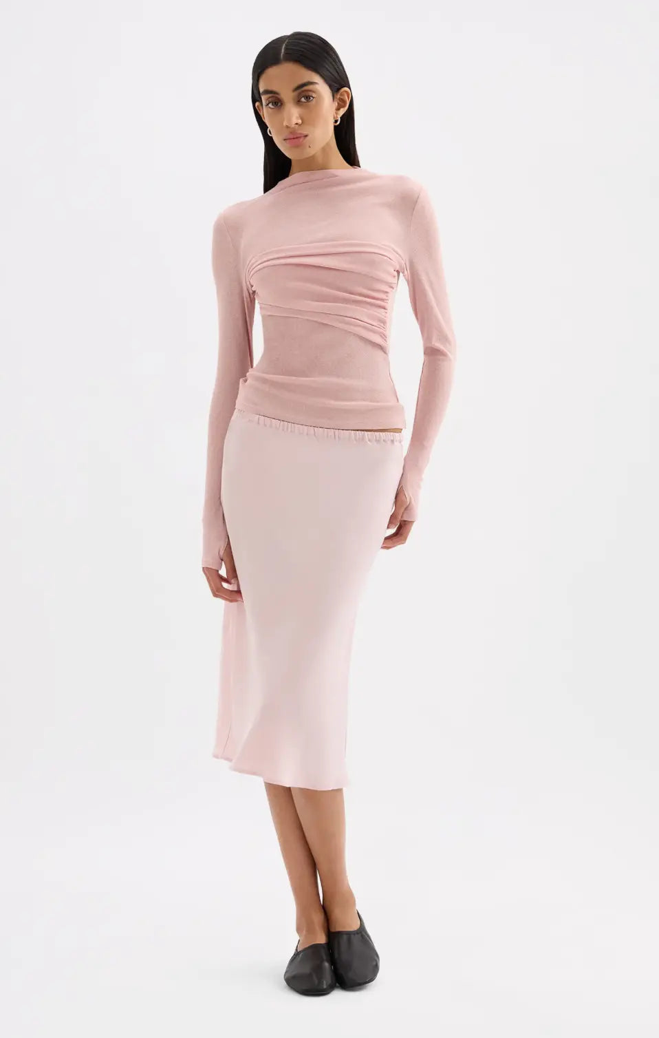 Tilly Tencel Bias Midi Skirt