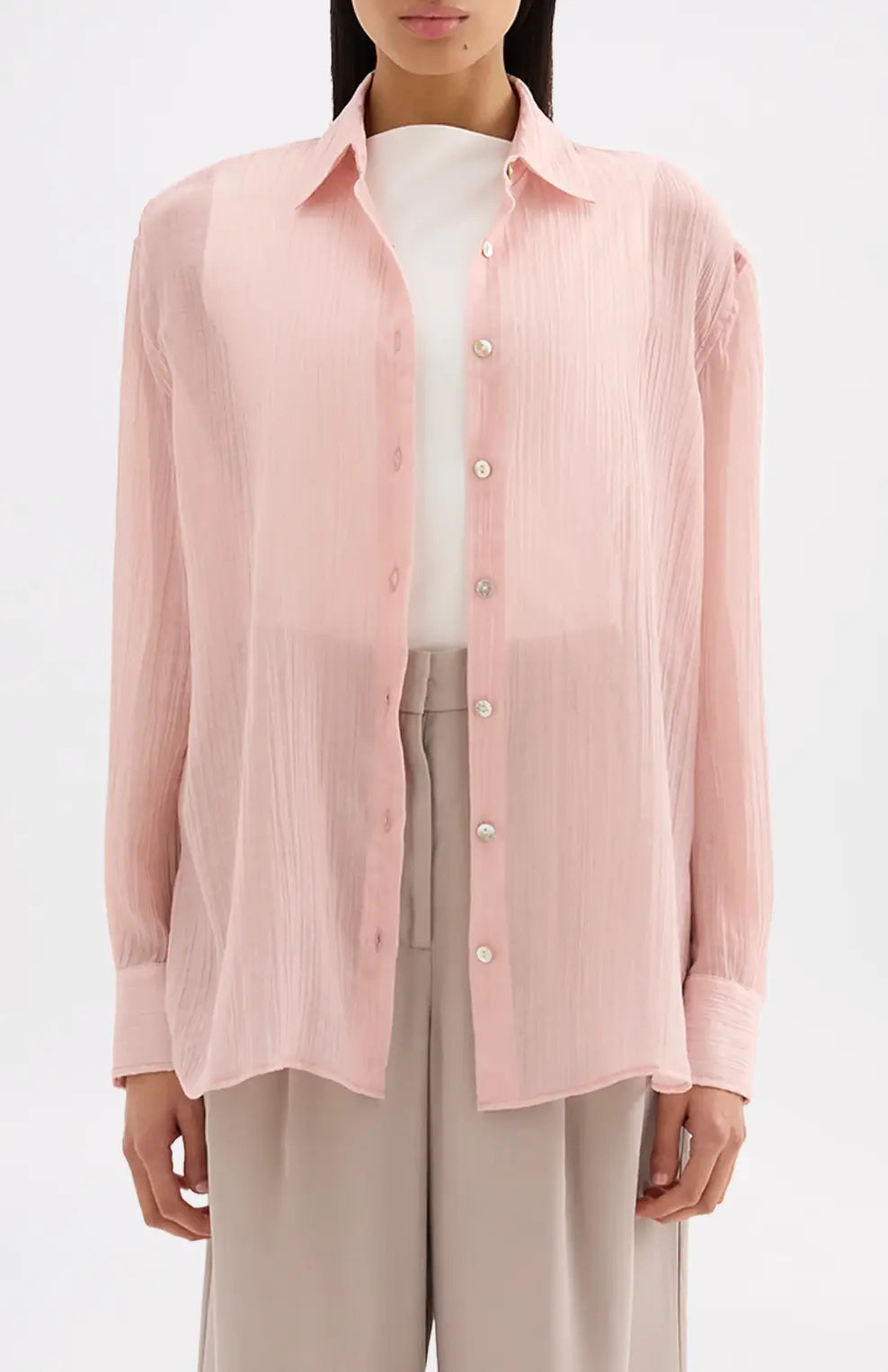 Lucile Crinkle Lyocell Shirt
