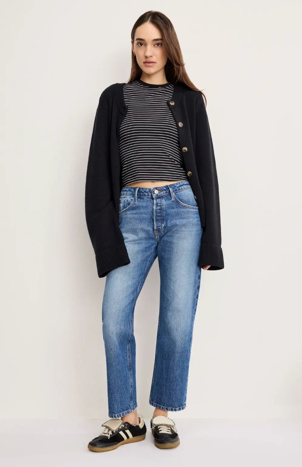 Vintage Straight Ankle Jeans