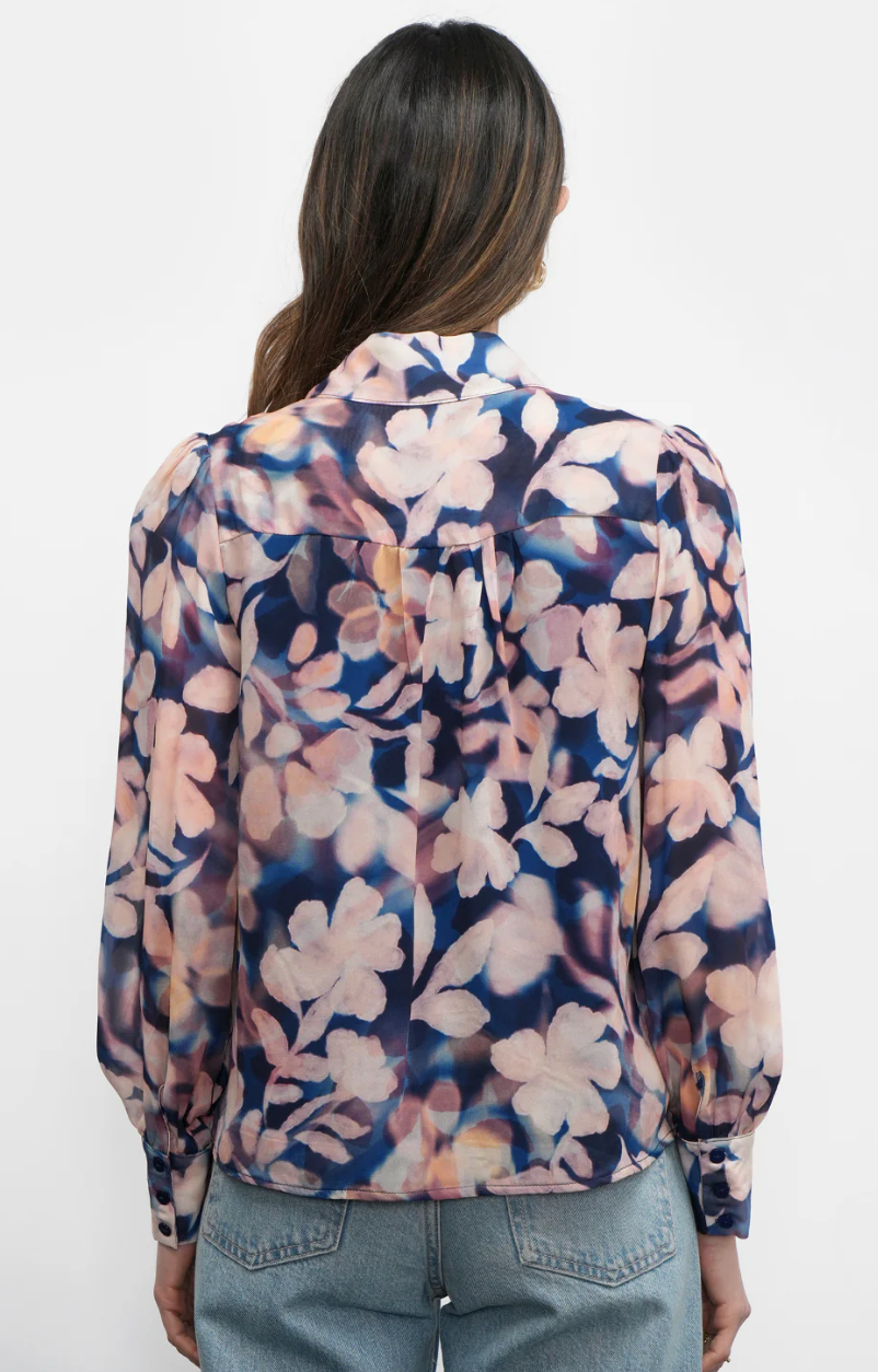 Midnight Bloom Blouse - Sprig Beauty Co