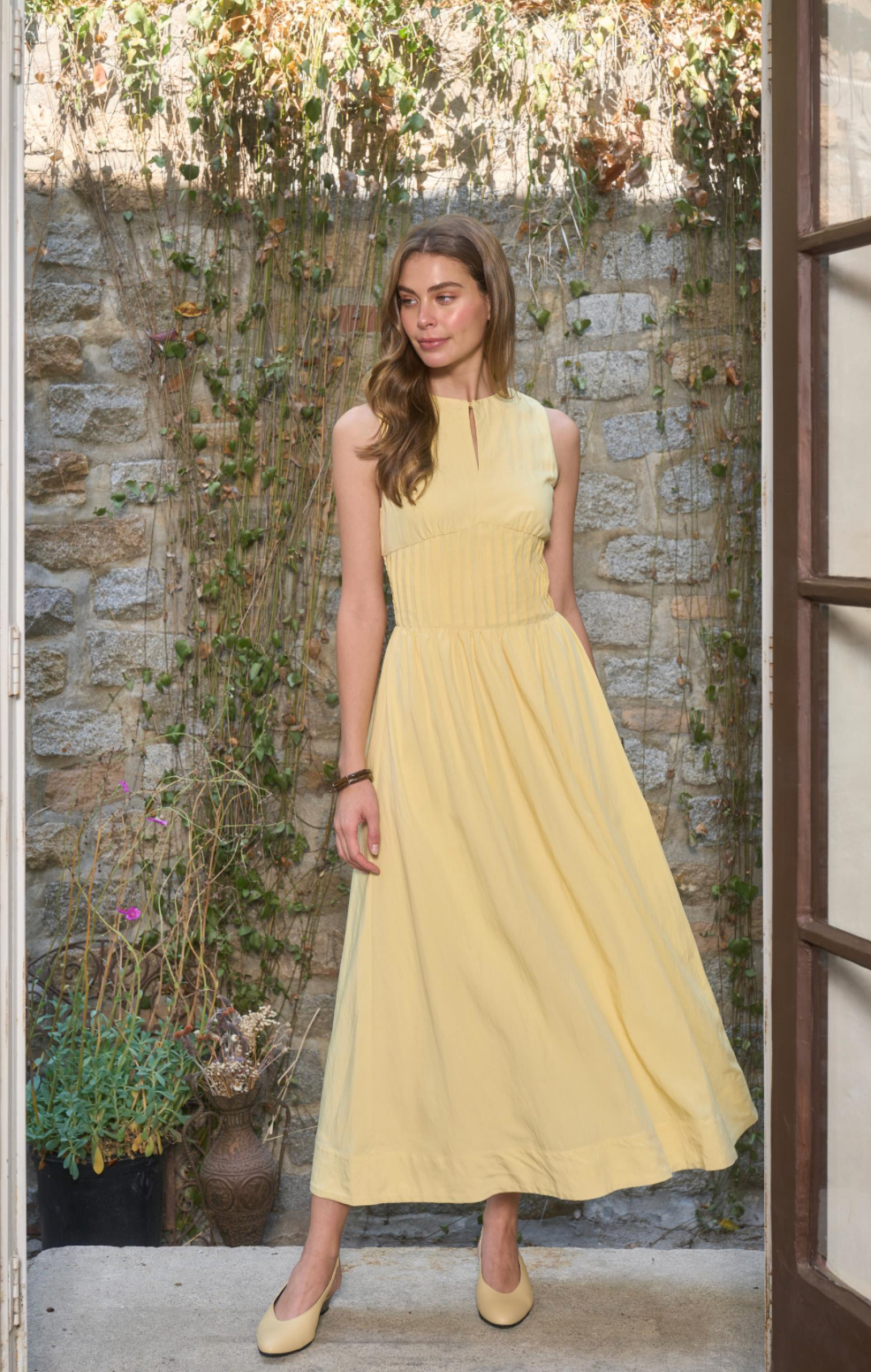 Golden Hour Midi Dress Moonriver