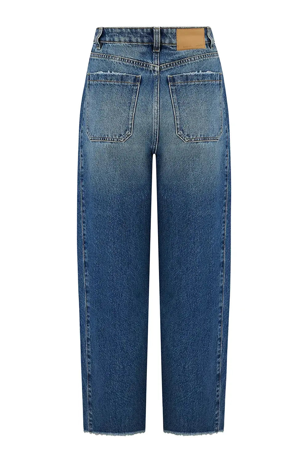 Bo Super High-Rise Barrel Jeans