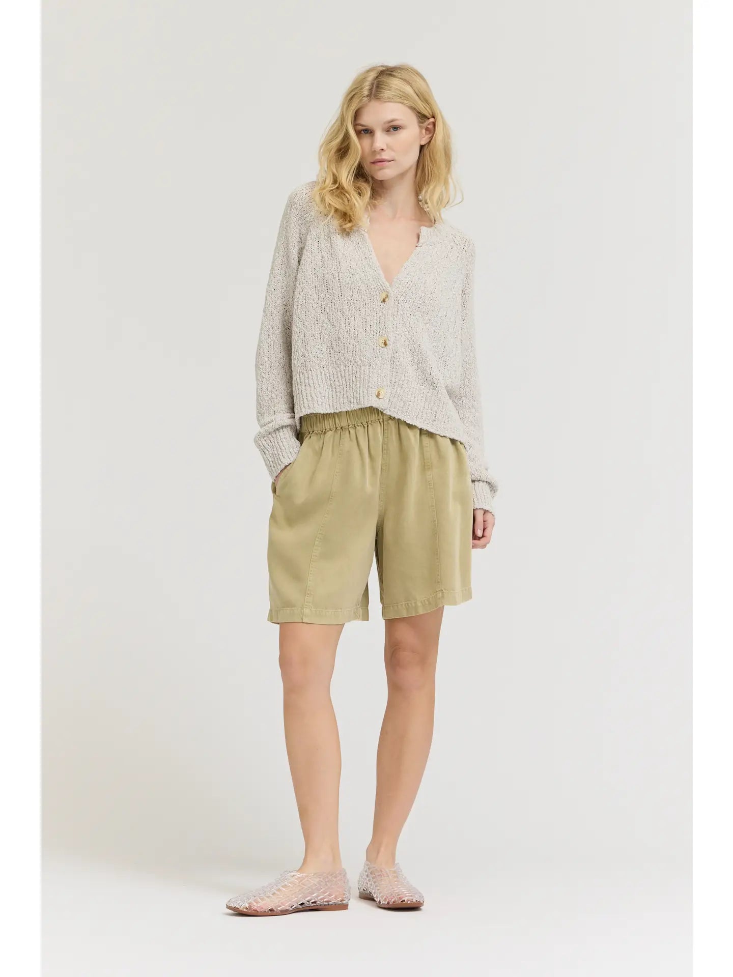 Coastal Texture Cardigan Grade and Gather