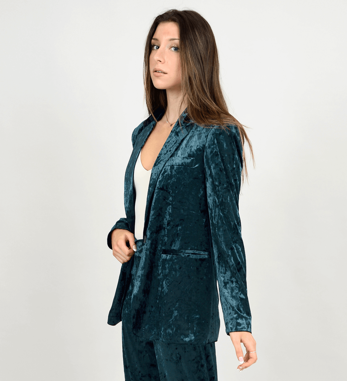 Alexis Lined Blazer - Sprig Flower Co