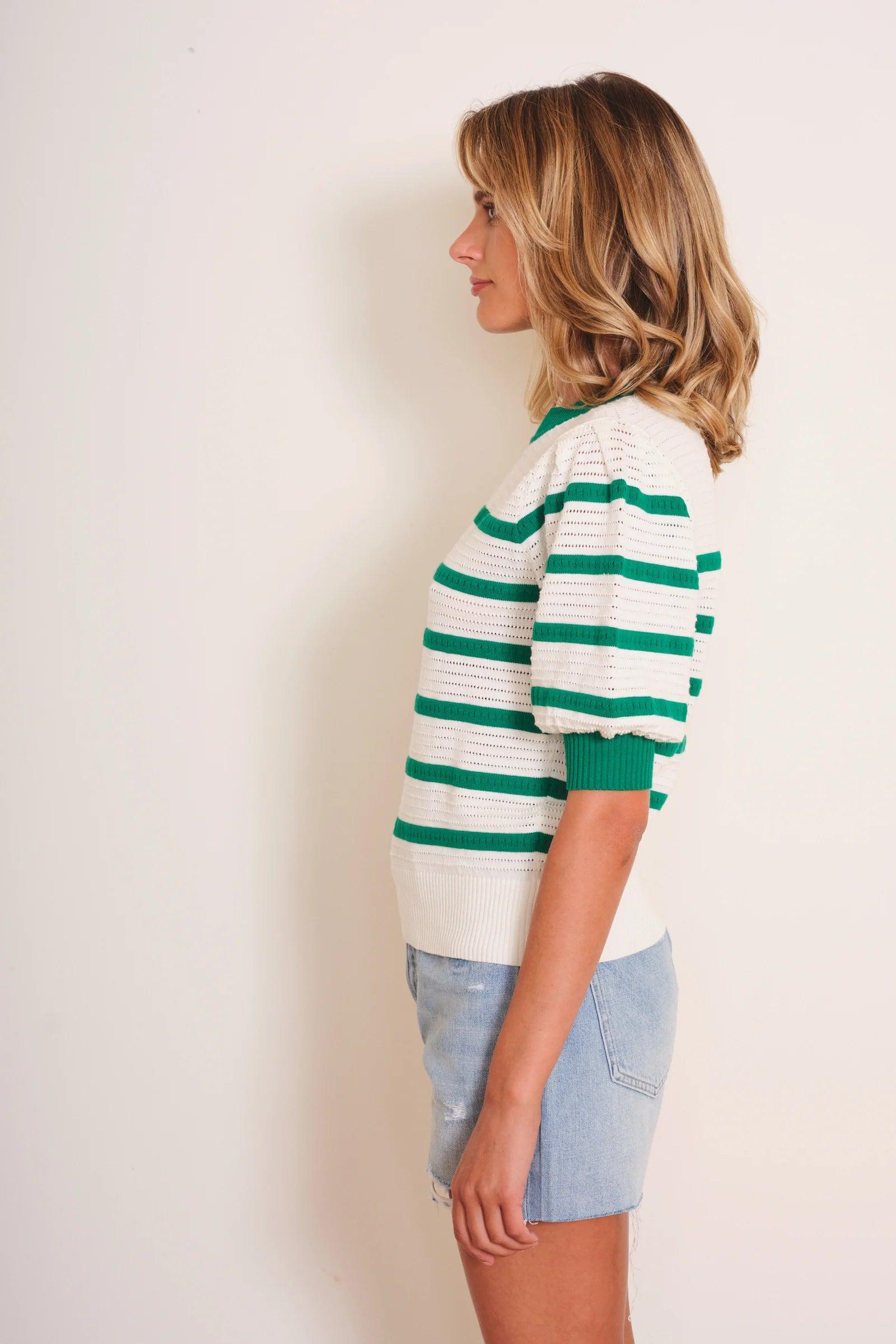 Bari Striped Sweater - Sprig Flower Co