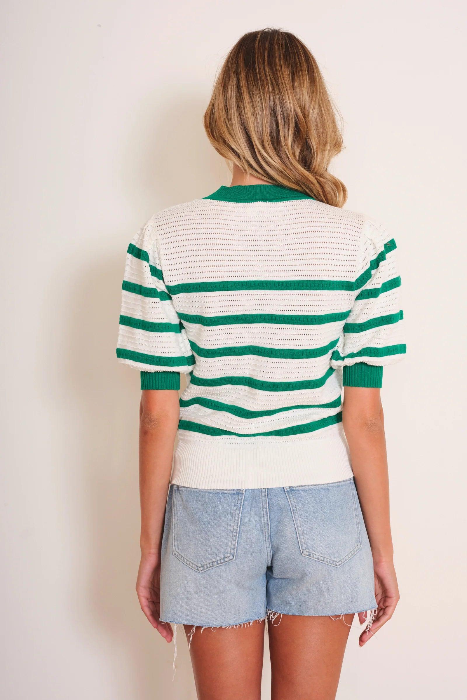 Bari Striped Sweater - Sprig Flower Co