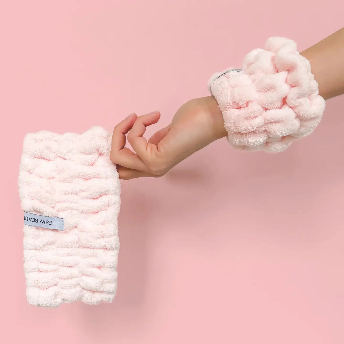 Skincare Headband + Wristband Set