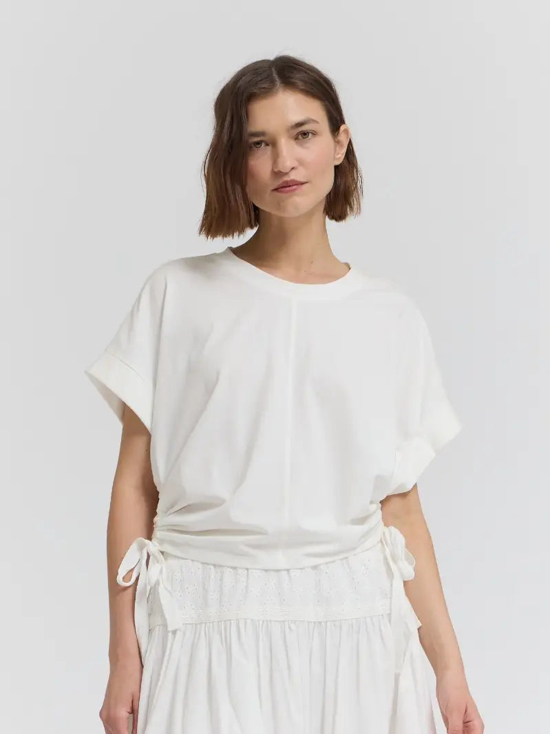 Willow Drawstring Tee Grade and Gather
