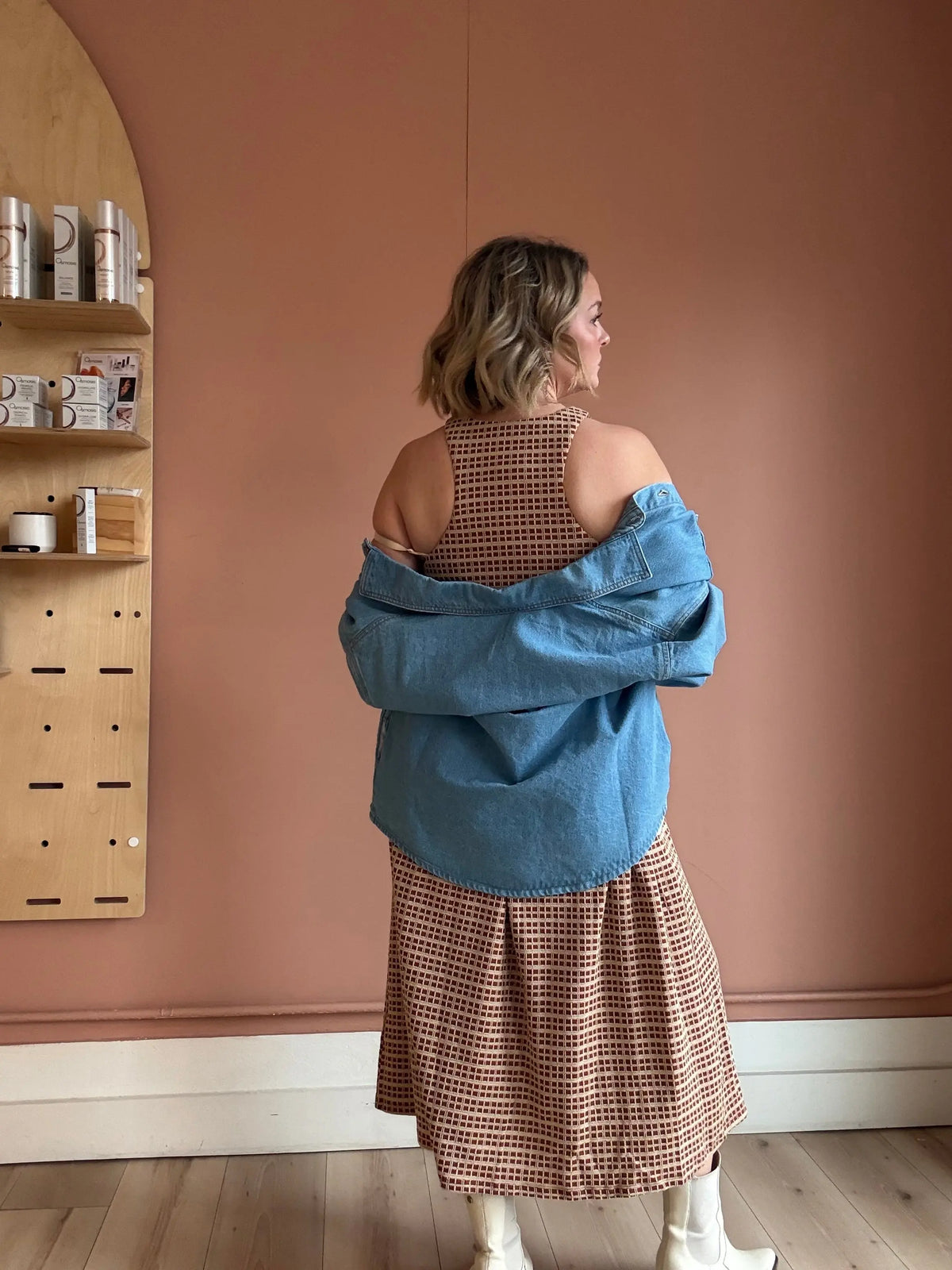 dRA Los Angeles Renzo Everyday Dress in extra small size, shown in a casual, stylish apparel design with soft fabric details