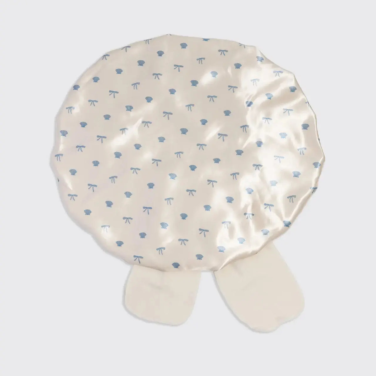 Coastal Bow Satin Sleep Bonnet