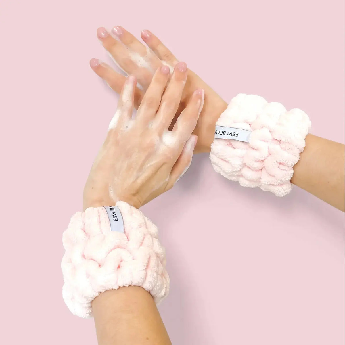 Skincare Headband + Wristband Set