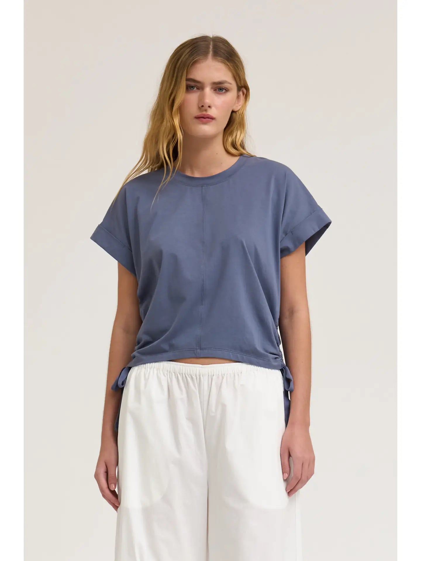 Willow Drawstring Tee Grade and Gather