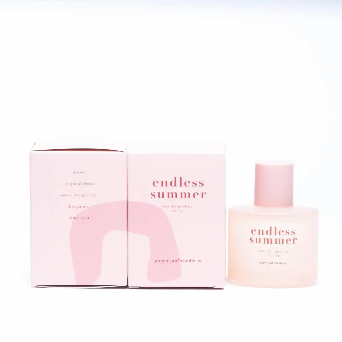 Endless Summer perfume by Ginger June, a fragrance and cologne bottle with a stylish design, perfect for summer-inspired scents.