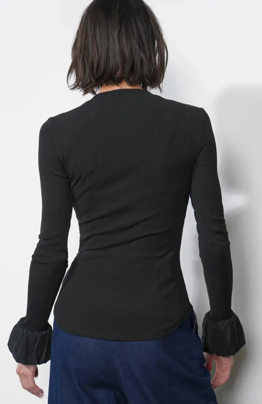 Greylin Audrey Ribben Knit apparel in extra small, featuring a soft, ribbed knit fabric and stylish design.