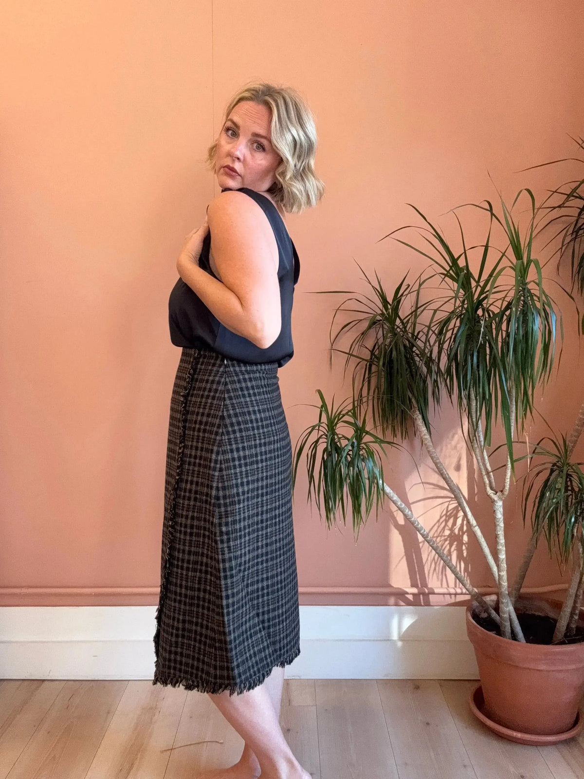 Greylin Brighton skirt in extra small size, stylish apparel with a flowy silhouette and versatile design, perfect for casual wear.