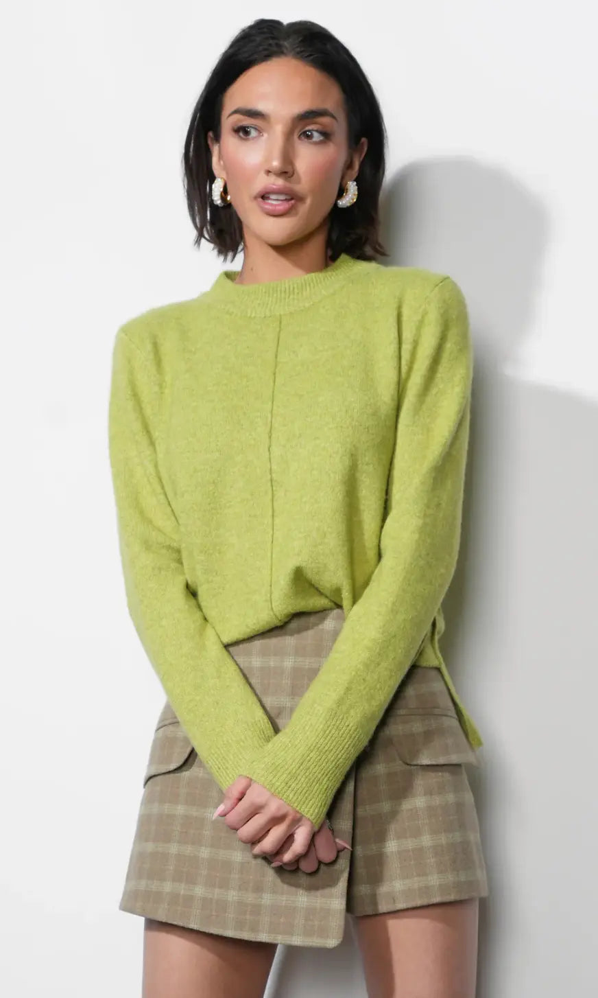 Greylin Sienna Knit apparel in extra small size, showcasing soft, textured knit fabric with a stylish, comfortable fit.