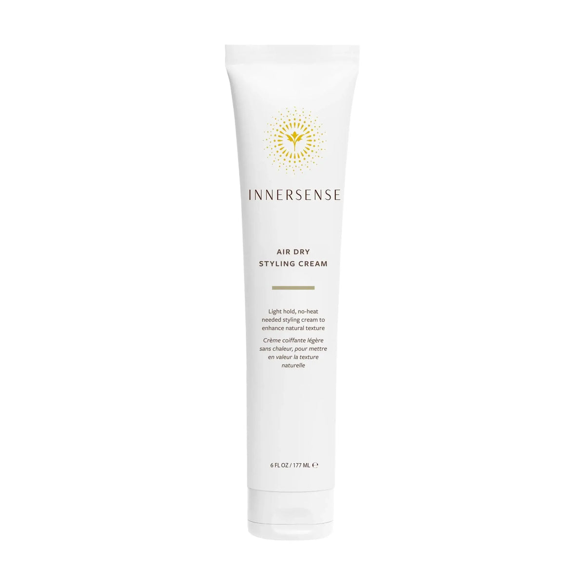 Innersense Organic Beauty Air Dry Styling Cream tube, natural hair styling product for smooth, frizz-free finish