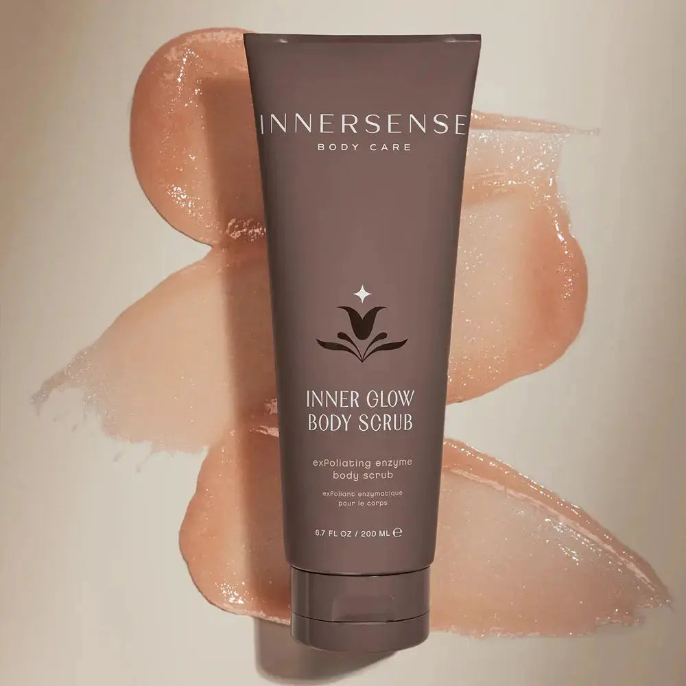 Innersense Organic Beauty Inner Glow Body Scrub with natural exfoliants and nourishing ingredients for smooth skin