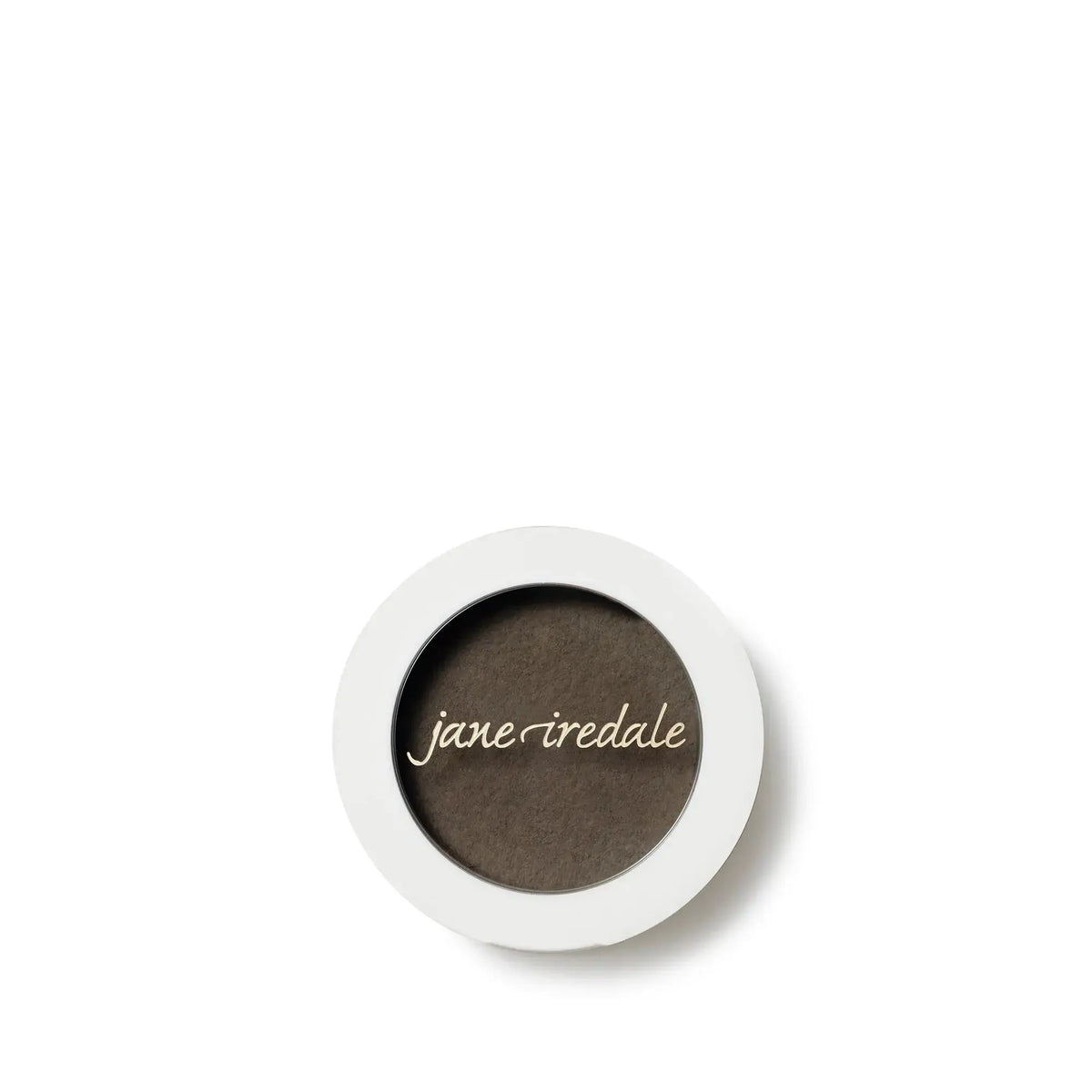 Jane Iredale PureBrow™ Brow Powder in ash blonde shade, showcasing a compact with finely milled brow powder and applicator brush.