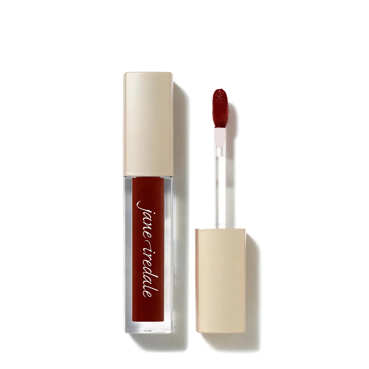 Jane Iredale ColorLuxe High Impact Lip Glaze in natural nude shade, glossy Lip gloss with vibrant color and shine.