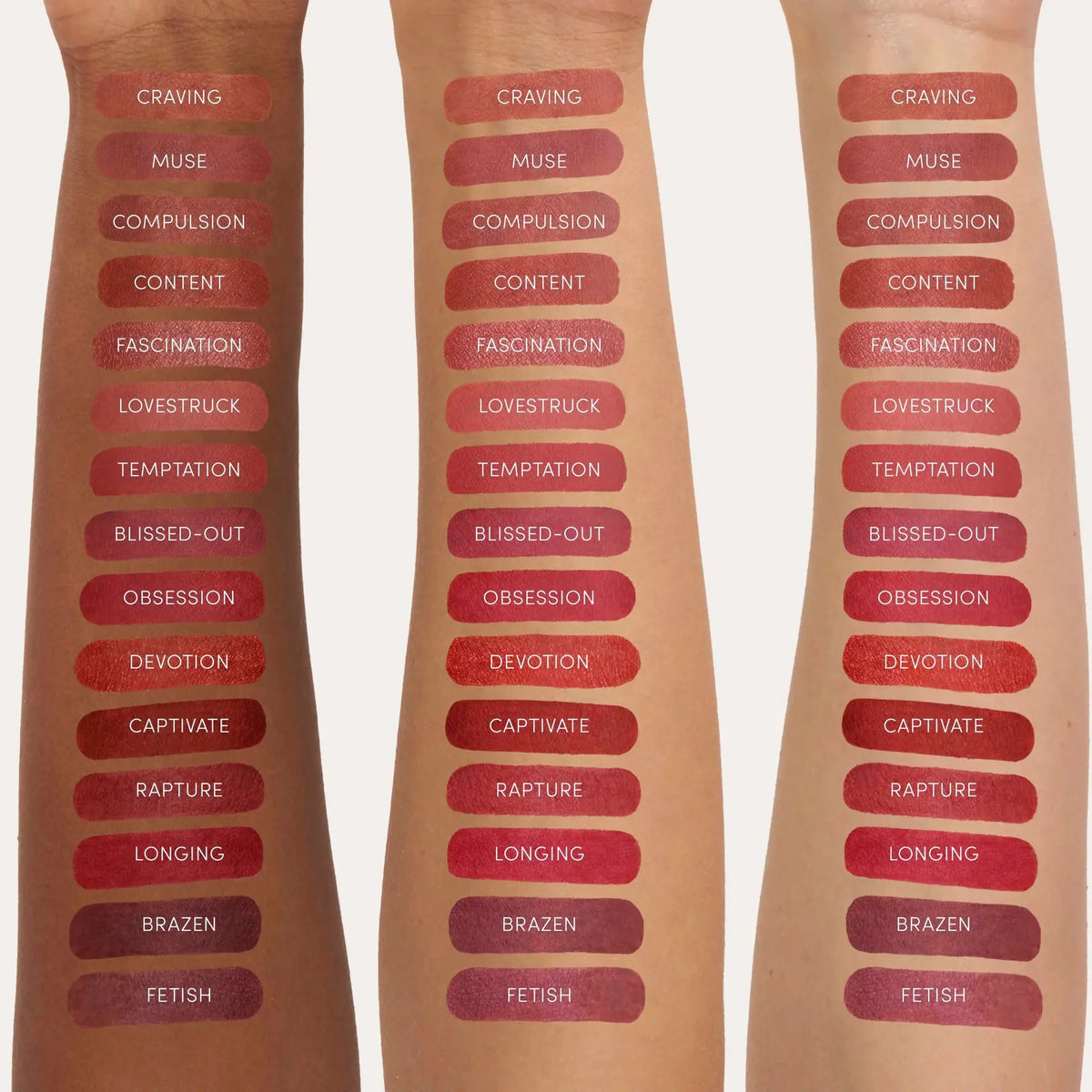 Jane Iredale Beyond Matte Lip Stain in a natural shade, showing the sleek applicator and smooth matte finish on lips.
