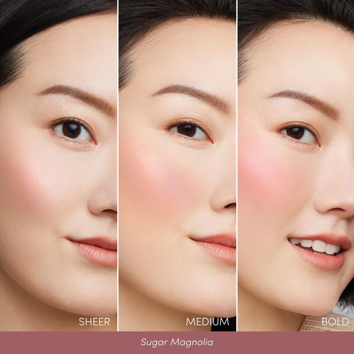 Jane Iredale ColorLuxe Liquid Blush in Sugar Magnolia, a vibrant pink liquid blush with a smooth, blendable formula.