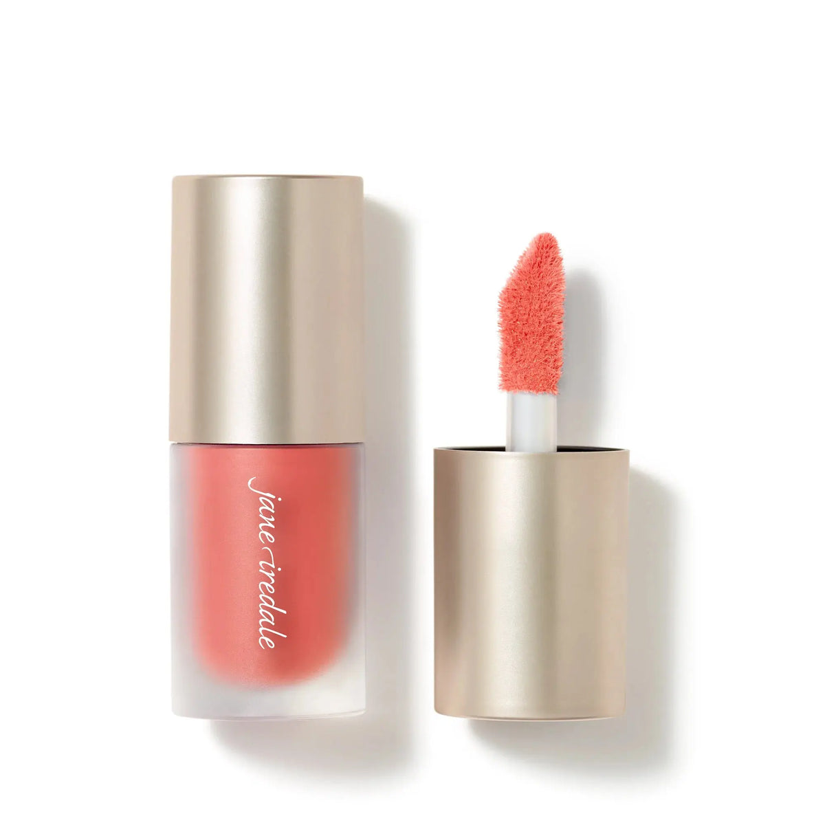 Jane Iredale ColorLuxe Liquid Blush in Sugar Magnolia, a vibrant pink liquid blush for a natural glow on the cheeks.