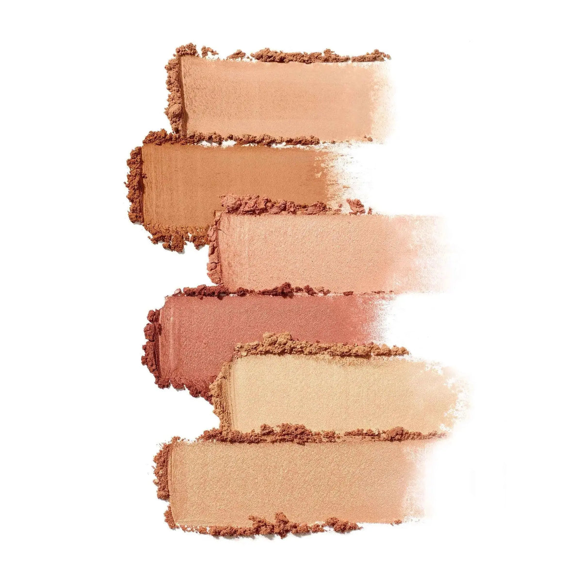 Jane Iredale Finishing Touches Face Palette with multiple cosmetic shades and mirror in sleek compact for makeup finishing.