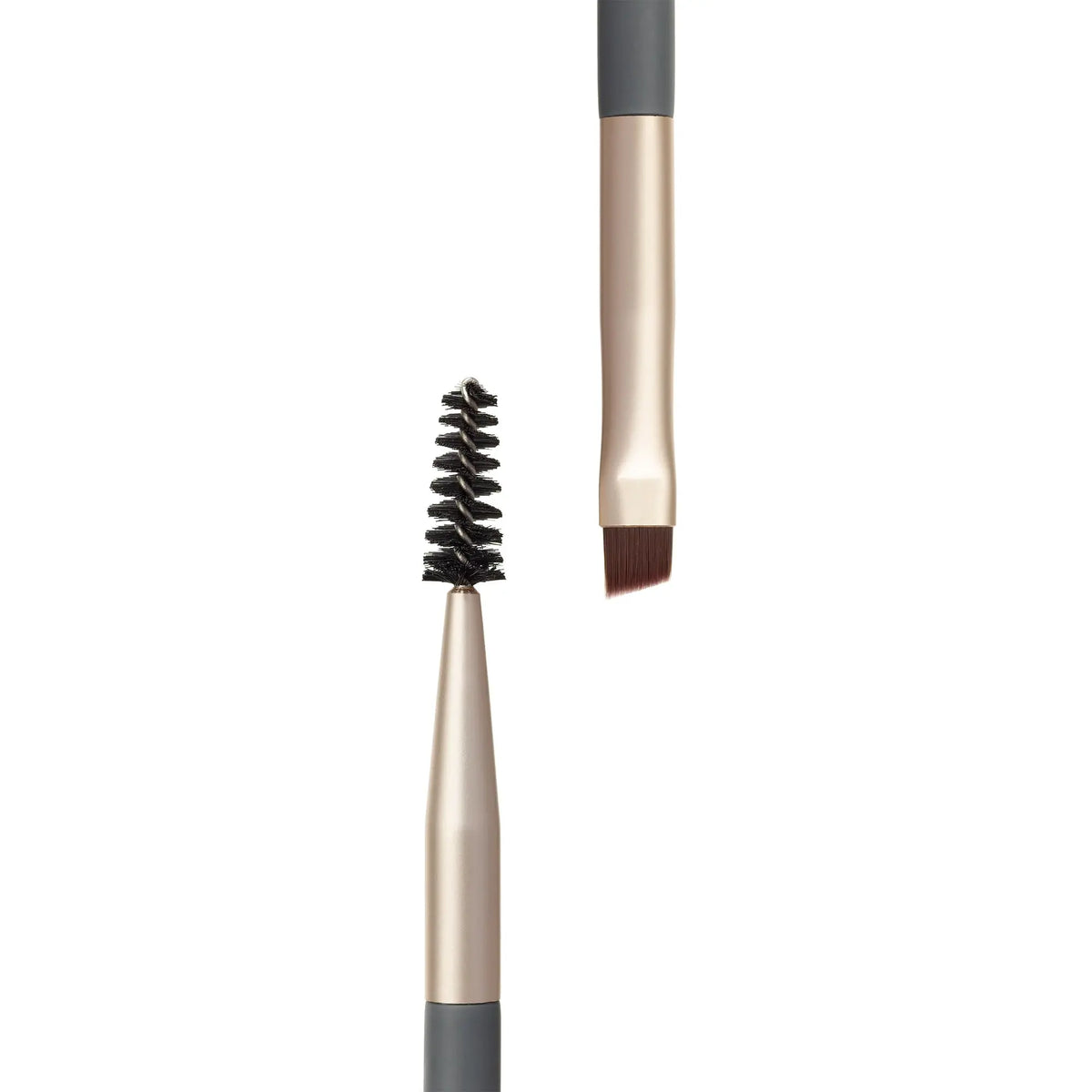 Jane Iredale eye and brow brush with natural bristles for precise grooming and applying eyeshadow or brow products.