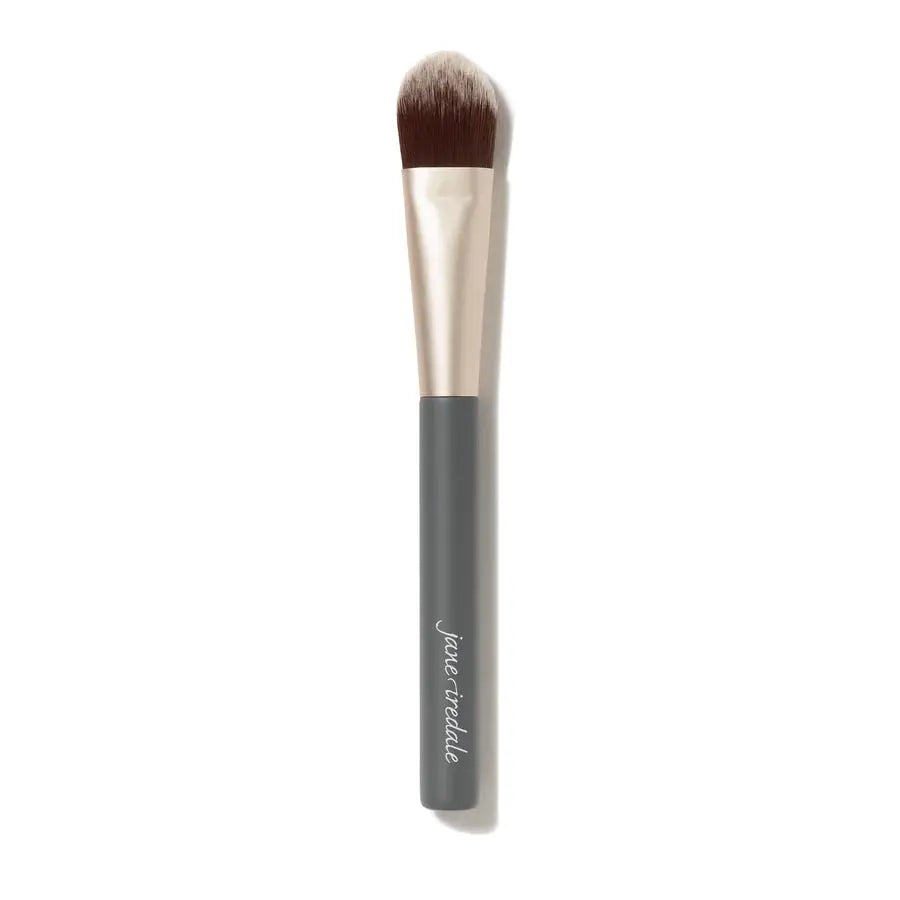 Jane Iredale Liquid Complexion Brush with soft bristles for smooth liquid foundation application