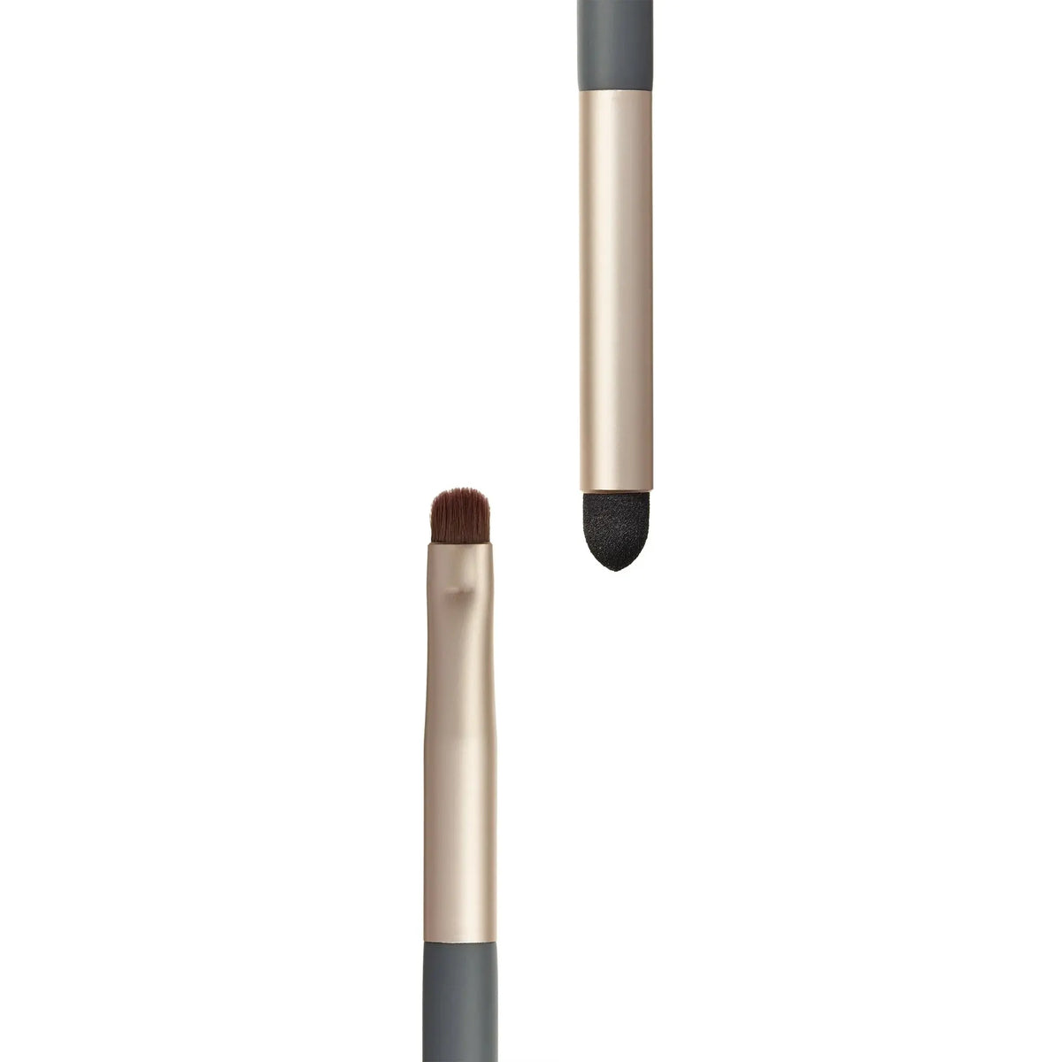 Jane Iredale Smudge Eye Brush for precise eyeshadow application and blending, featuring soft bristles and sleek design.