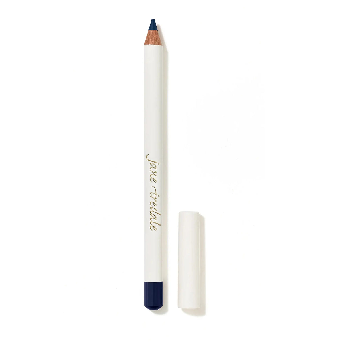 Jane Iredale mineral-based eye pencil in basic black, showcasing the sleek eyeliner with sharpened tip on a white background.