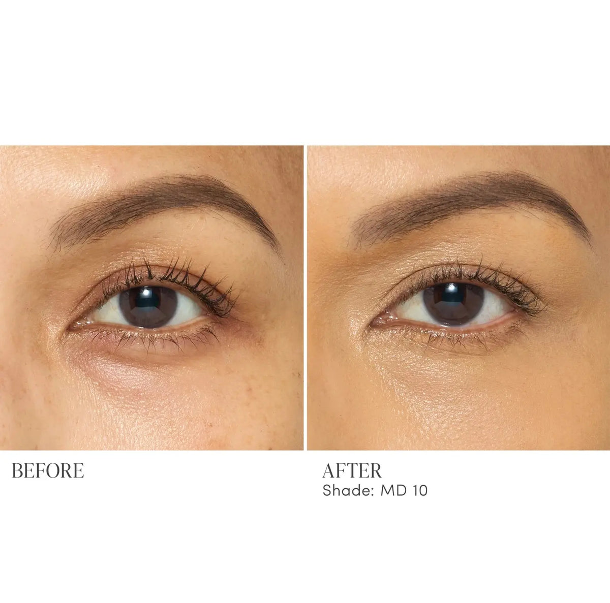Jane Iredale Skintuition Brightening Under-Eye Concealer with Active-Peptide Complex in Fair with Neutral Undertones, applied under eye area