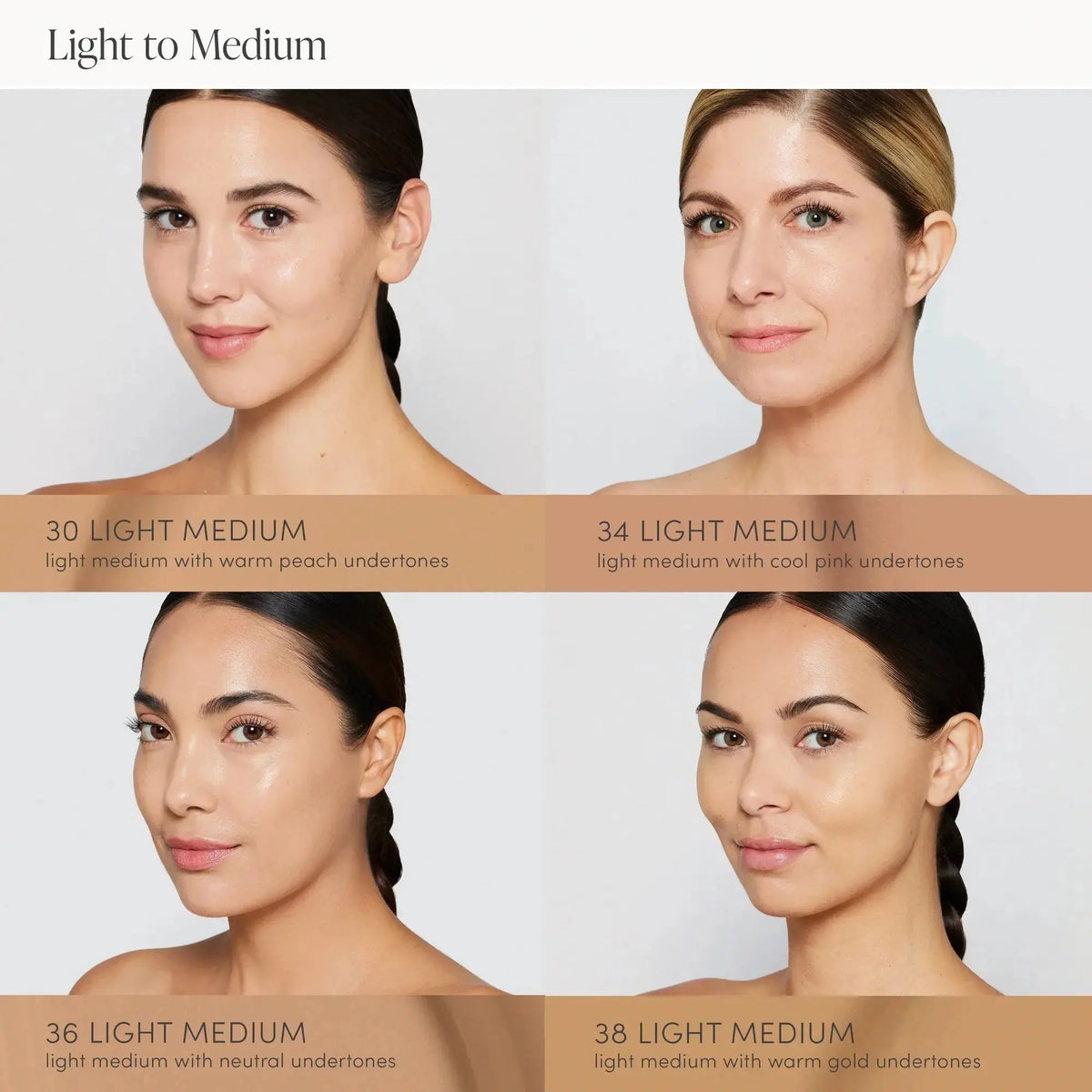 Jane Iredale Skintuition SPF30 Radiance Boosting Liquid Foundation in Fair shade, showing smooth, lightweight liquid makeup on skin.