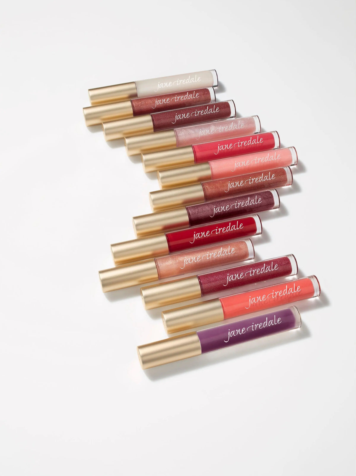 Jane Iredale Hydropure hyaluronic lip gloss in a sheer, moisturizing lip balm tube with a glossy finish.