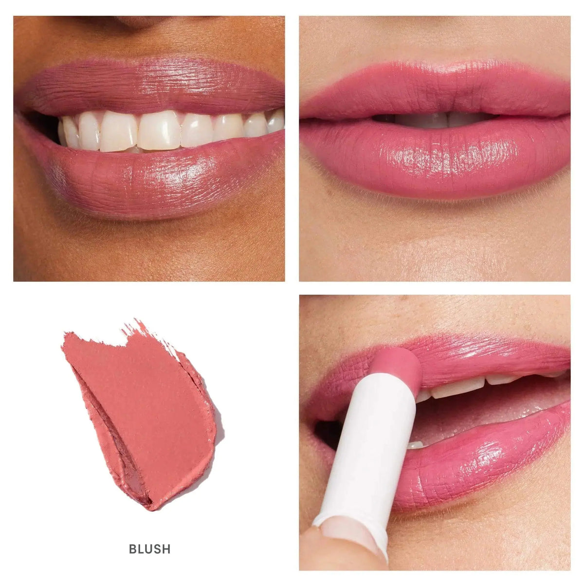 Jane Iredale ColorLuxe Hydrating Cream Lipstick in toffee color, showcasing a smooth, creamy lipstick tube with the product name.
