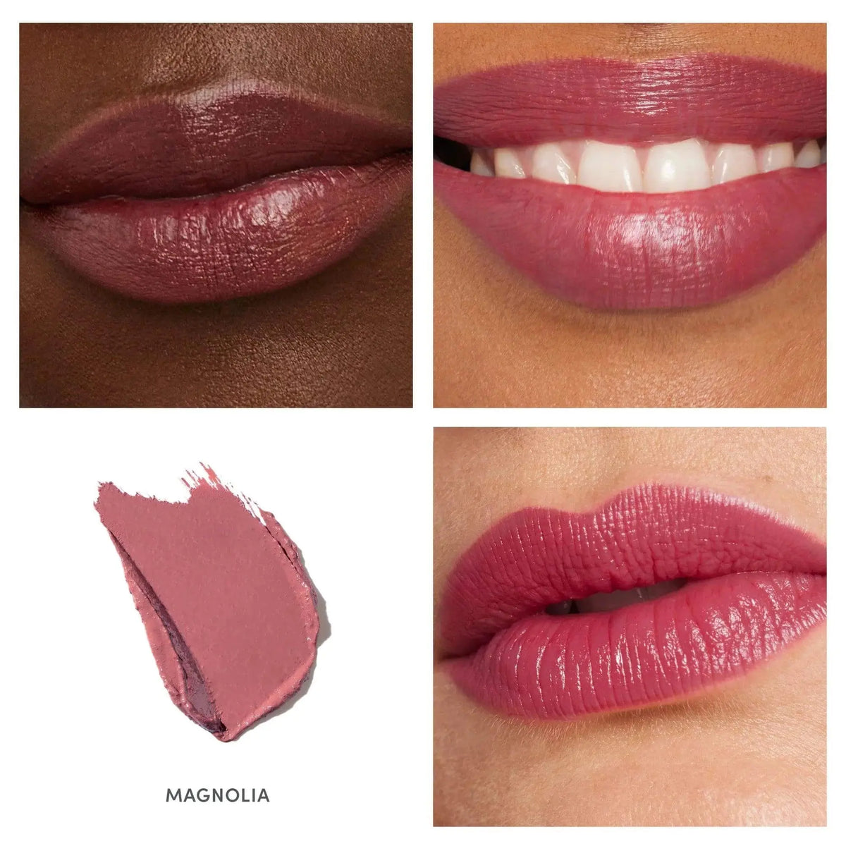 Jane Iredale ColorLuxe Hydrating Cream Lipstick in Toffee shade, showing smooth, creamy lipstick bullet with a shiny finish.