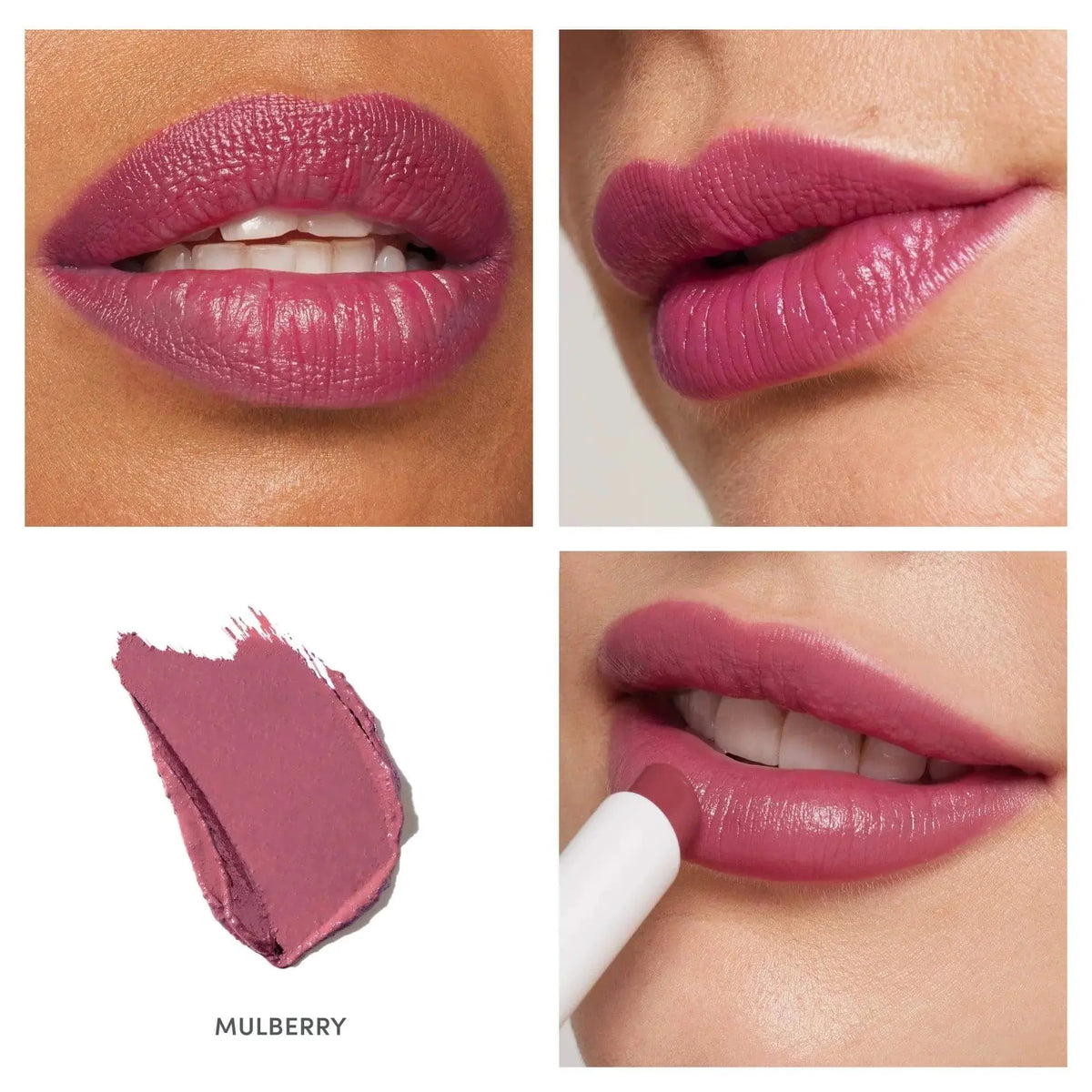 Jane Iredale ColorLuxe Hydrating Cream Lipstick in Toffee shade, showcasing smooth, creamy texture and rich color.