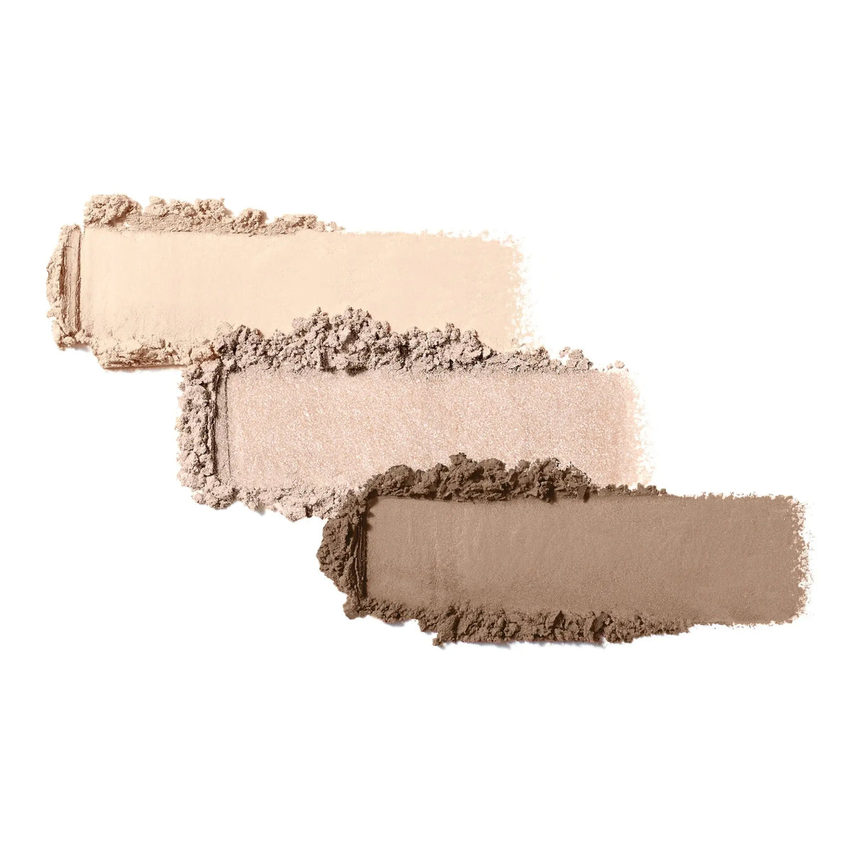 Jane Iredale PurePressed® Eye Shadow Triple in Brown Sugar with three natural eye shadow shades displayed in a compact makeup palette.