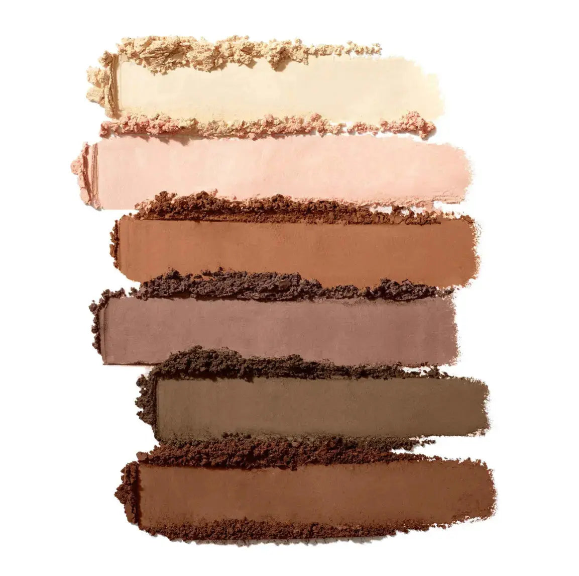 Jane Iredale PurePressed Eyeshadow Palette with naturally matte shades, featuring a variety of neutral and earthy tones.