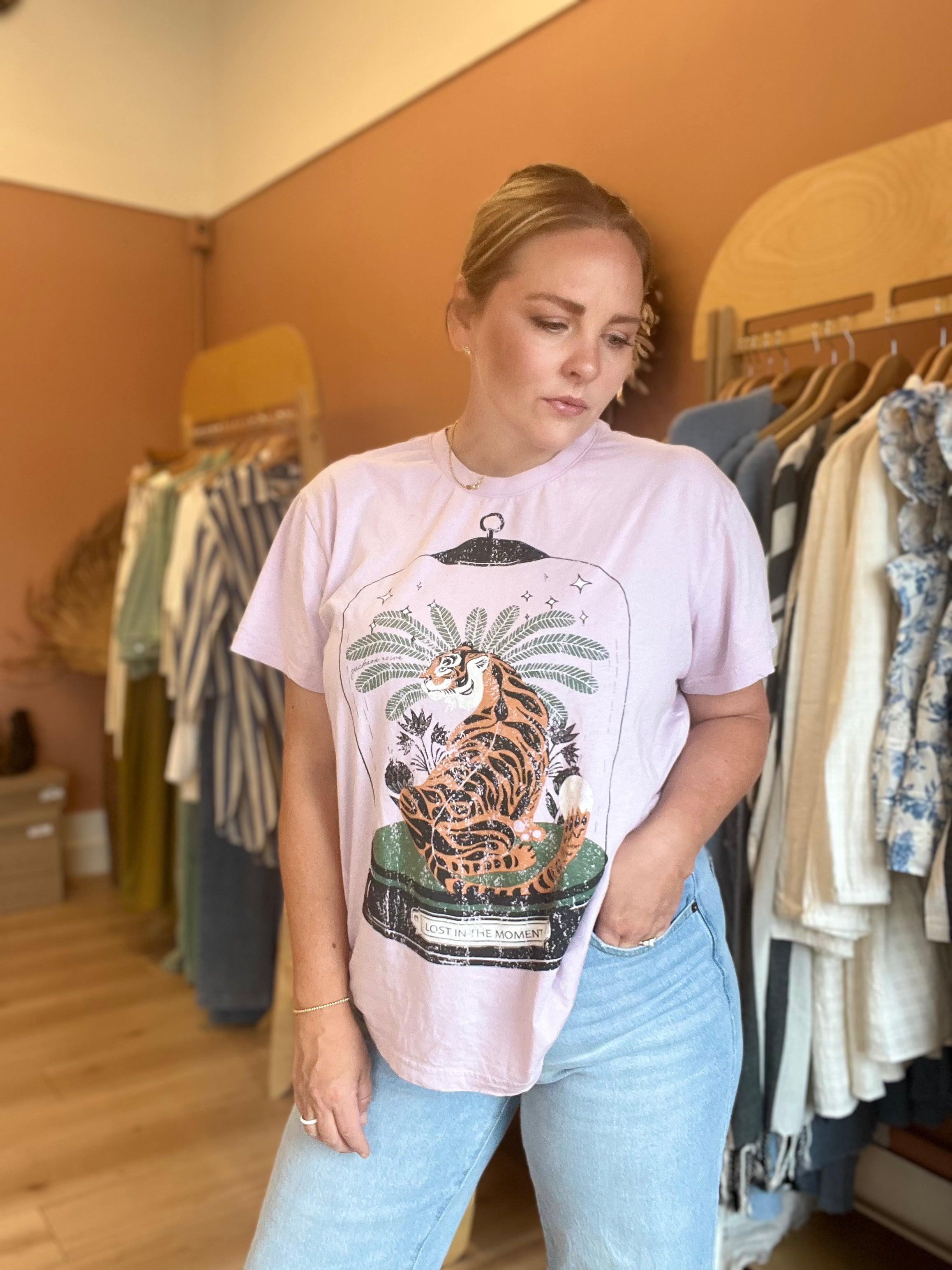 Lost Moment Band Tee - Sprig Flower Co